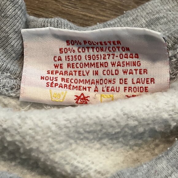 VTG Niagra Falls Crew Neck Sweatshirt Adult MEDIUM Heather Gray Canada Made - Picture 8 of 10